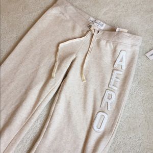 Super Soft Aeropostale Cream Sweats
